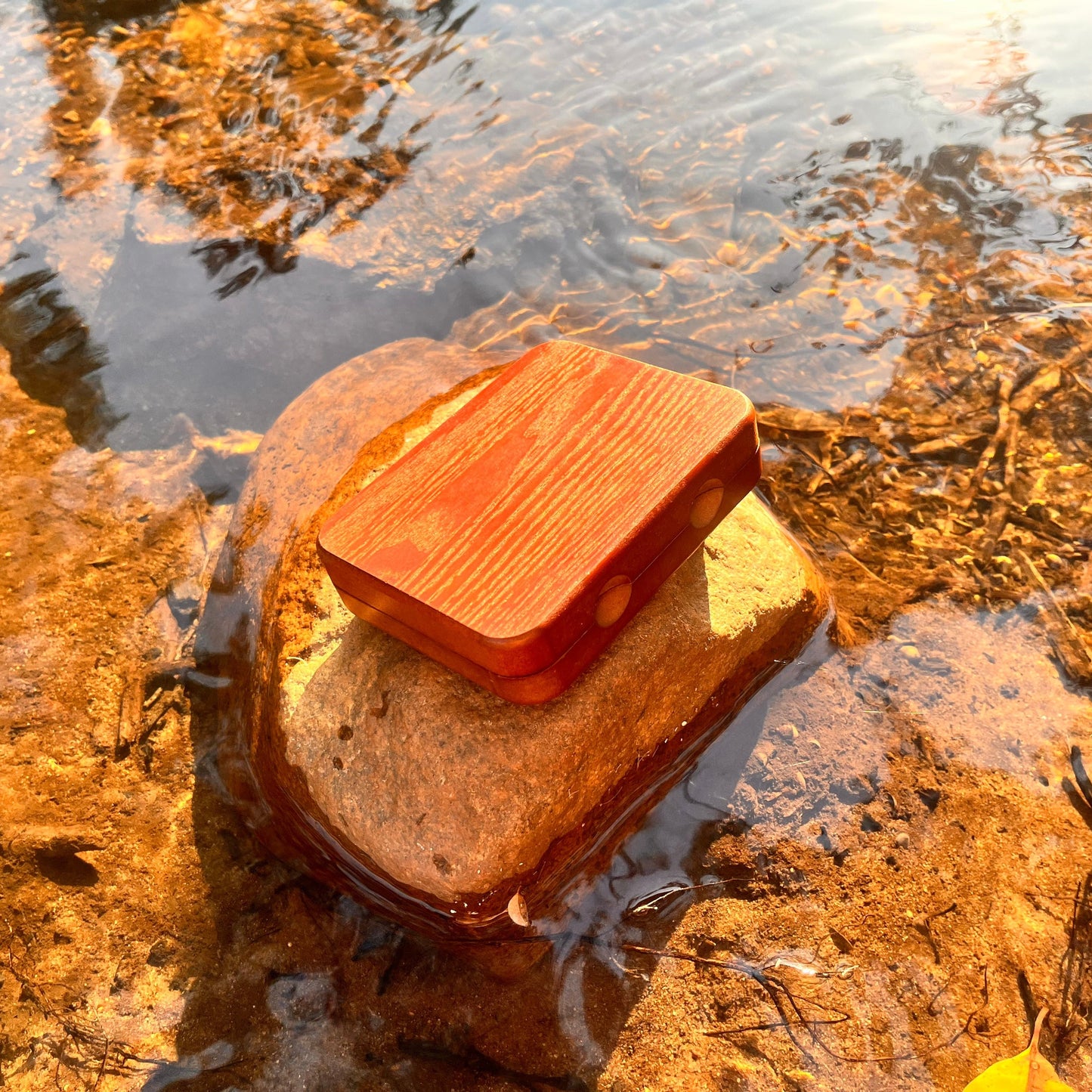McCoy Freshwater Fishing Fly Collection In Wooden Box